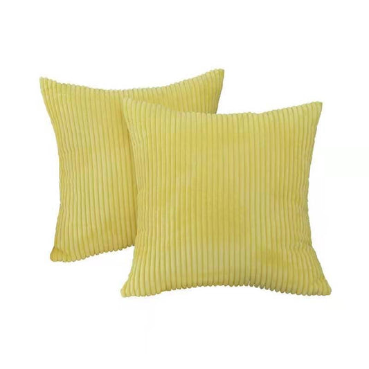 Nordic Solid Color Corduroy Pillow Cushion Cover Sofa Bedroom Office Waist Pillow Cushion