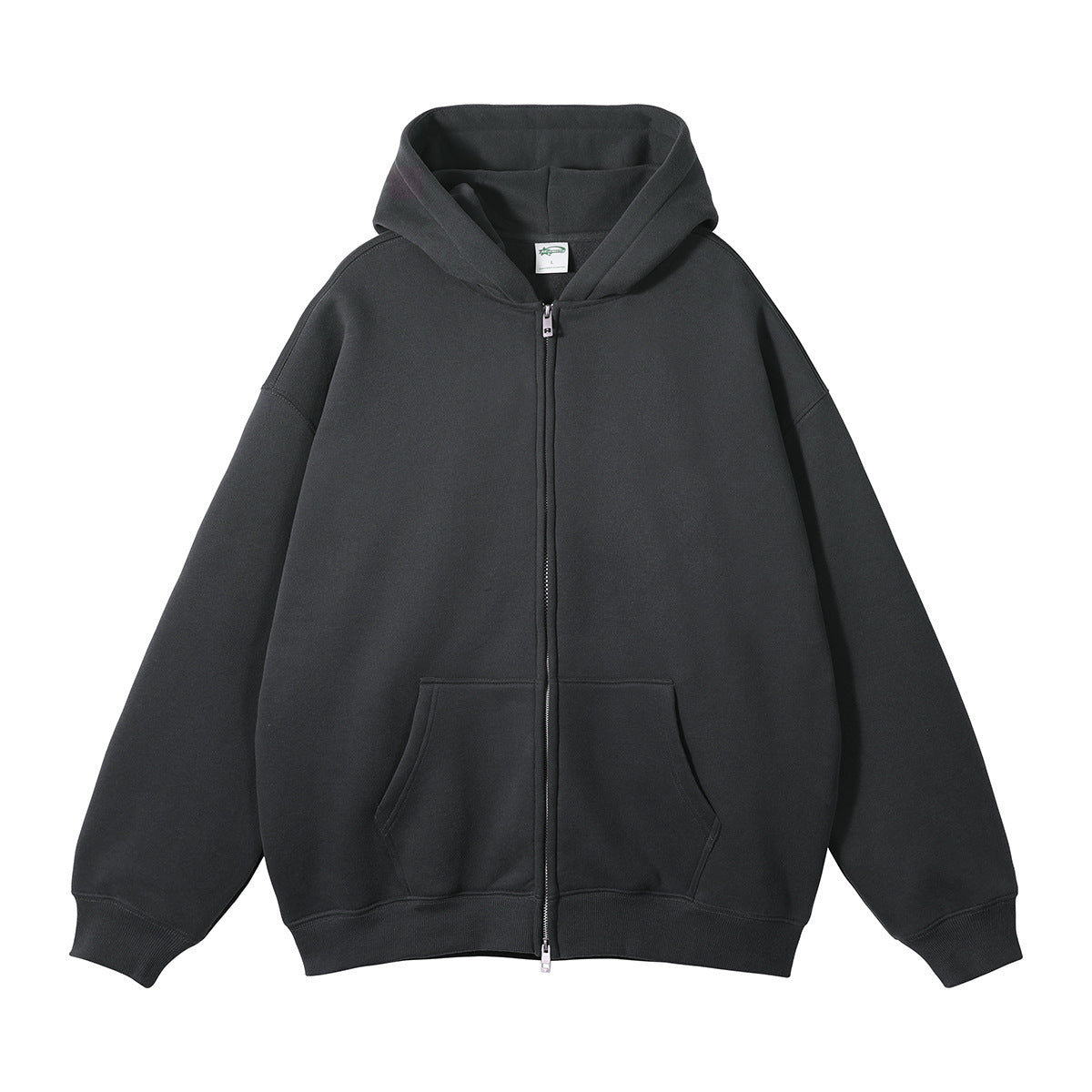 Men's Premium Zippered Hoodie - Comfortable Full-Zip Sweatshirt with Adjustable Hood
