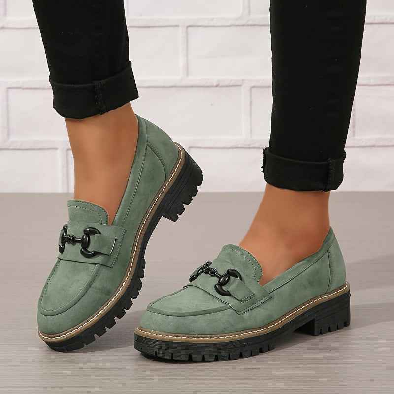 Women's Loafers With Horsebit Decoration