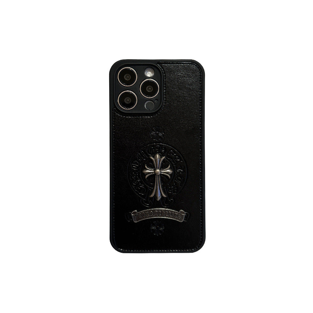 Cross Pattern iPhone Case - Minimalist Geometric Design