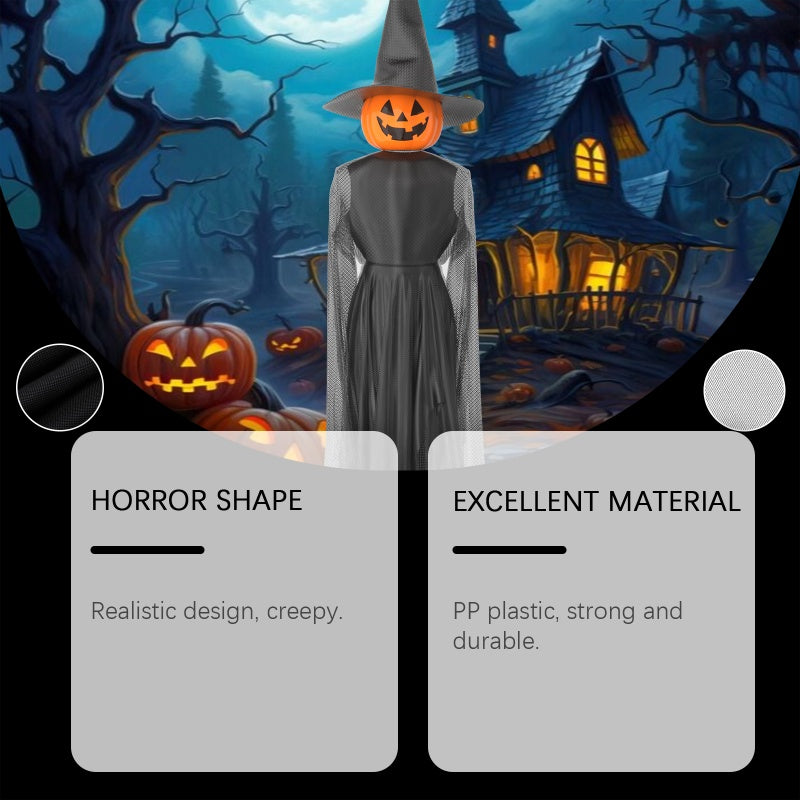 Halloween Pumpkin Witch Hanging Set - Enchanting Festive Charms