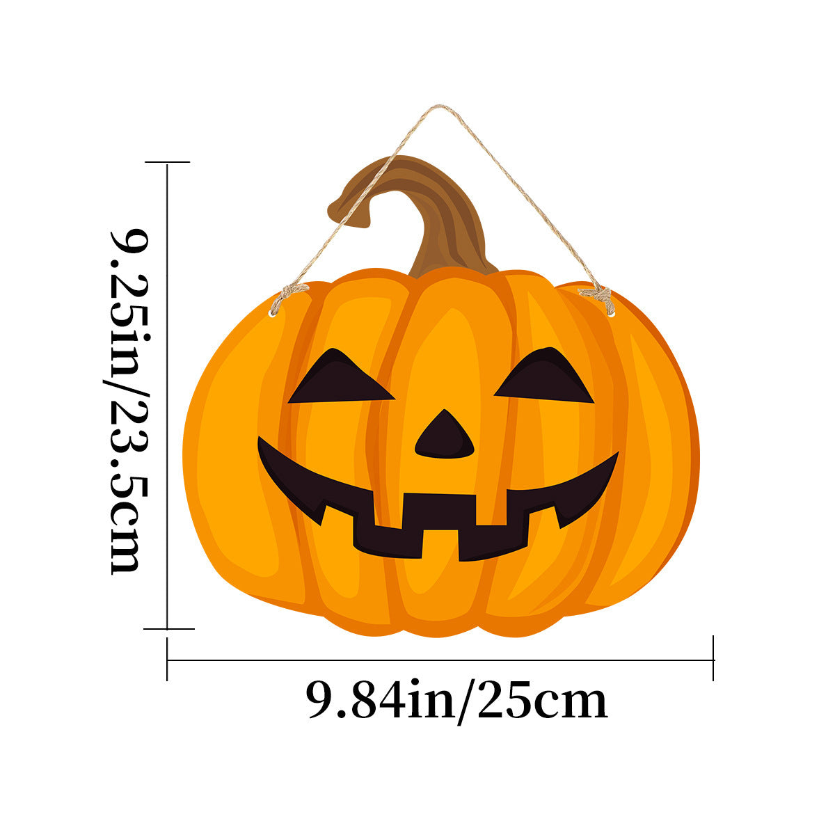 Halloween Wooden Doorplate - Haunted House Horror Atmosphere Decoration