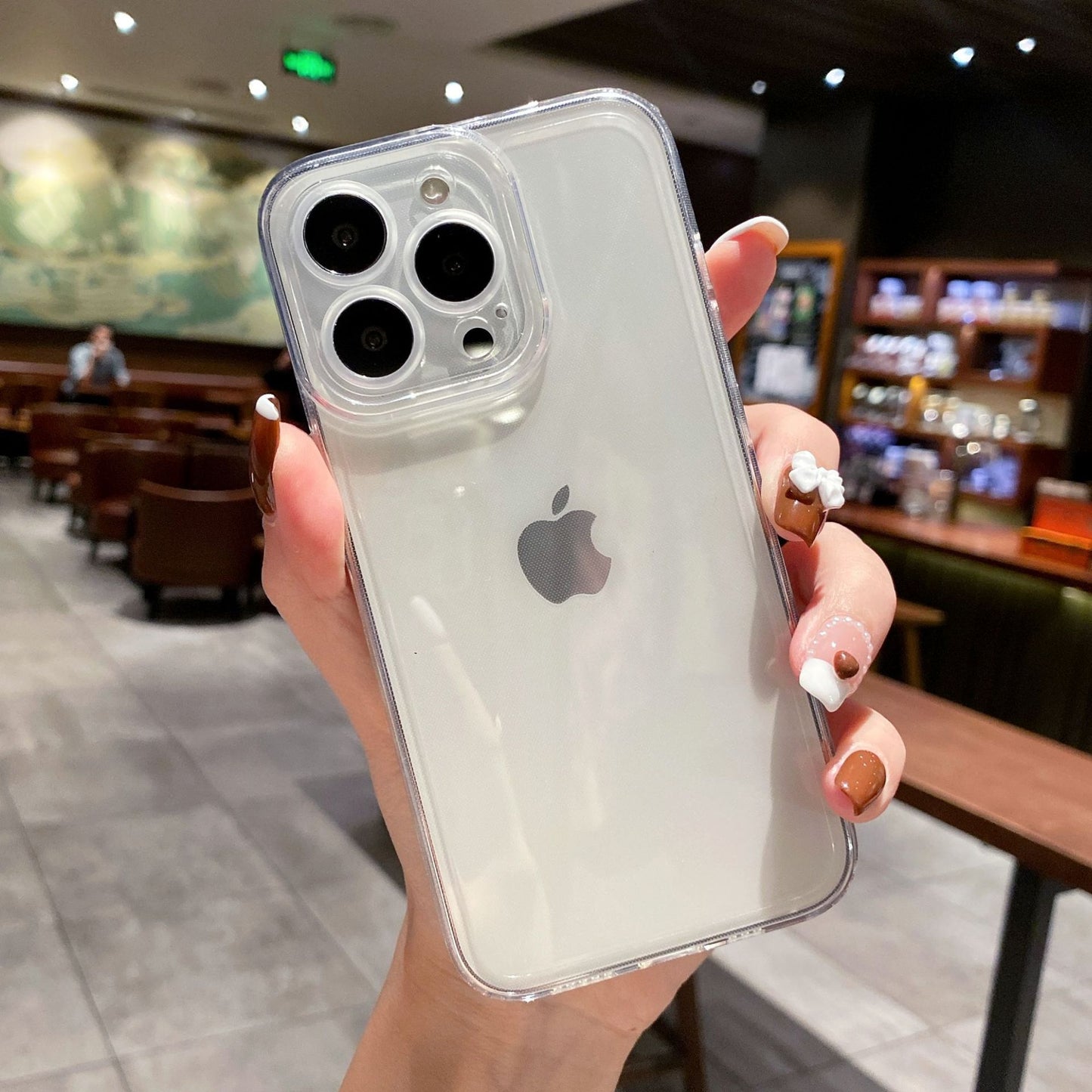 Transparent Angel Eyes iPhone Case - Clear Protective Cover