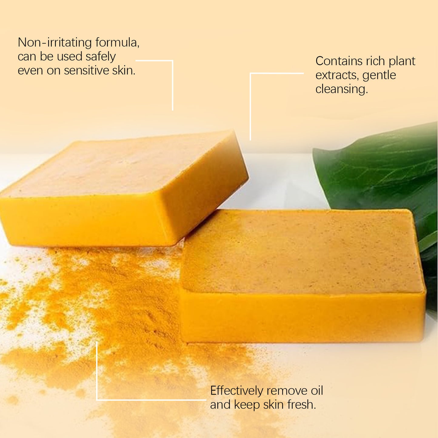 Lemon Turmeric Brightening Soap Gently Cleanses The Skin, Moisturizes, Hydrates And Replenishes Water. It Is A Facial And Body Care Soap
