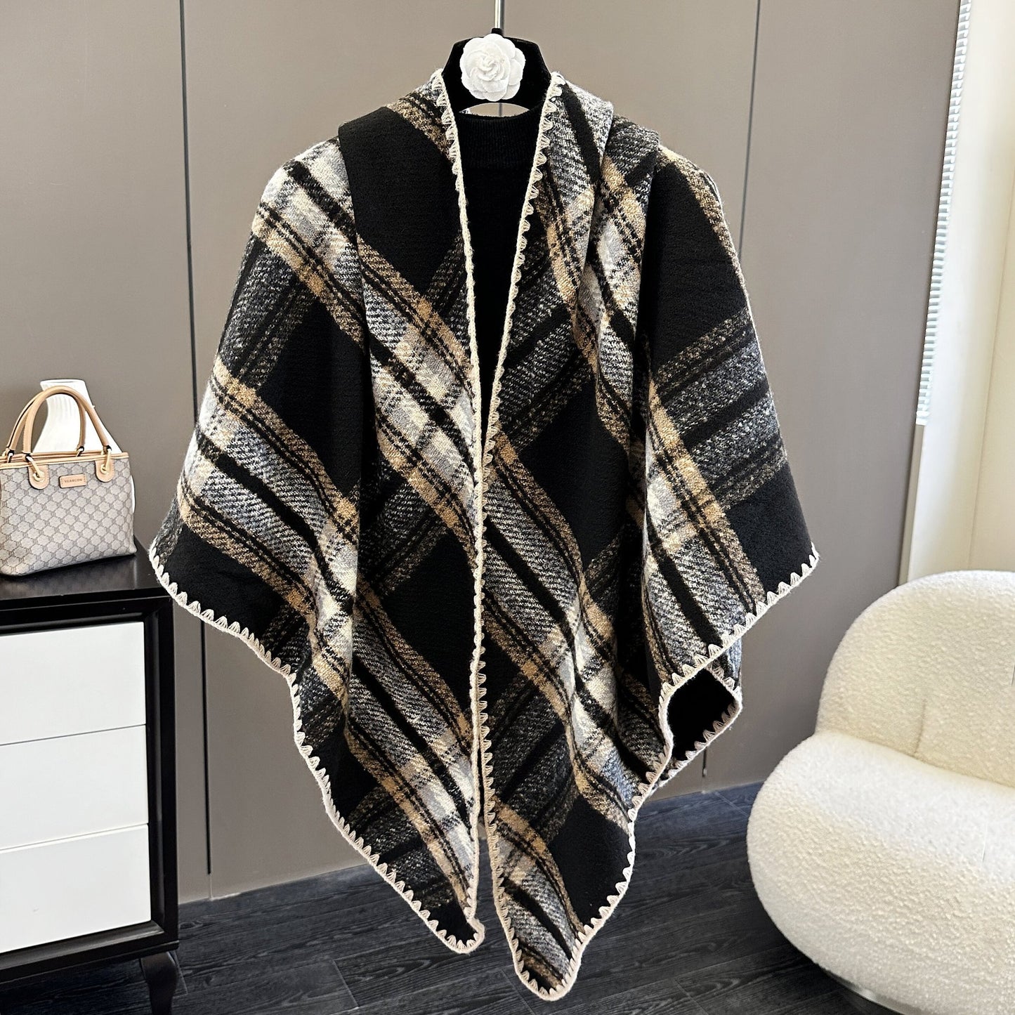 Affordable Luxury Fashion Scarf - Outdoor Autumn & Winter Wind Protection