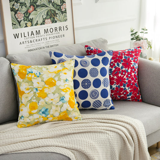 Yi Qiyun Pillow Cover Sofa Cushion Duplex Printing Cushion Cover Model Room Cushion