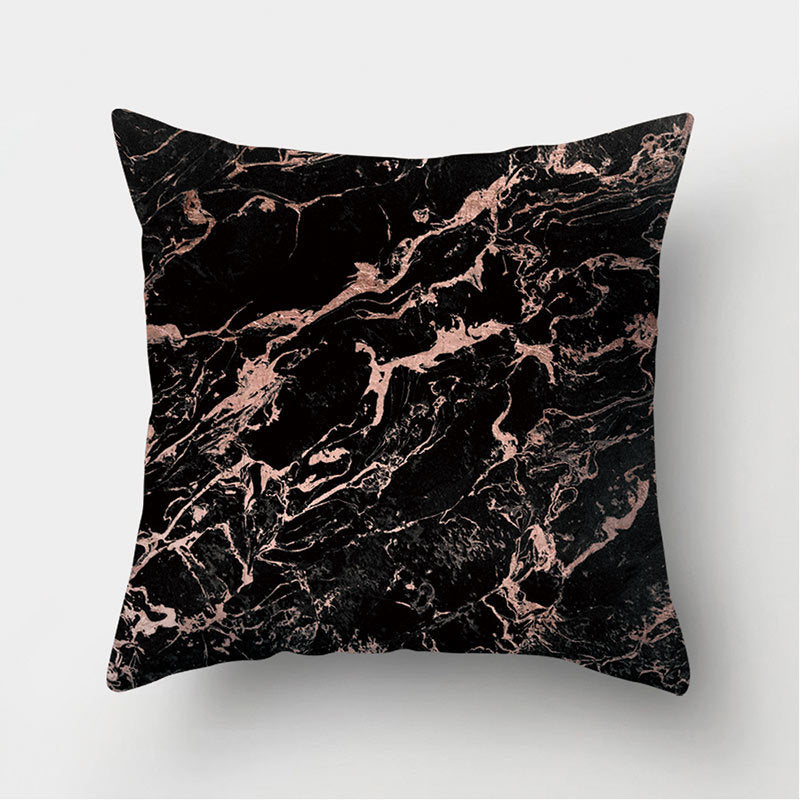 Leather Velvet Pillowcase Sofa Cushion Cover - Luxury Textured Throw Pillow for Home