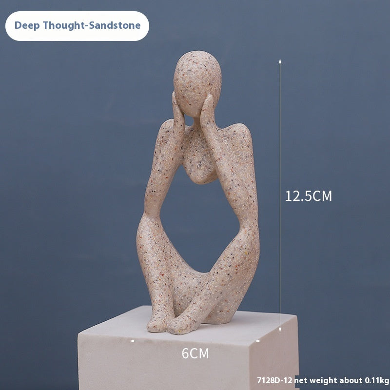 Premium Mini Abstract Home Ornament - Modern Entrance Decoration