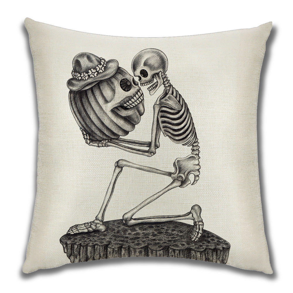Cartoon Pumpkin Castle Sofa Cushion Cushion Pillowcase