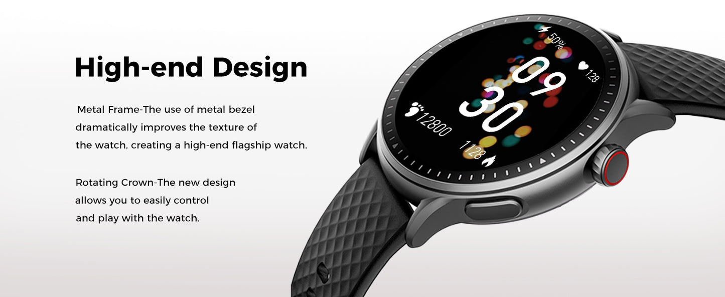 2025 New 1.43-inch Disc Smart Watch Fitness Tracker