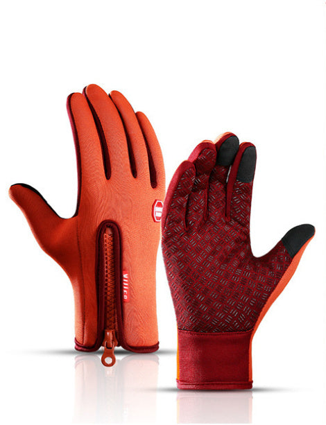 Winter Touch Screen Gloves - Waterproof Sports Gloves with Fleece
