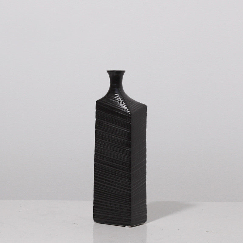 Premium Simple Ceramic Vase - Modern Home Soft Decoration Centerpiece