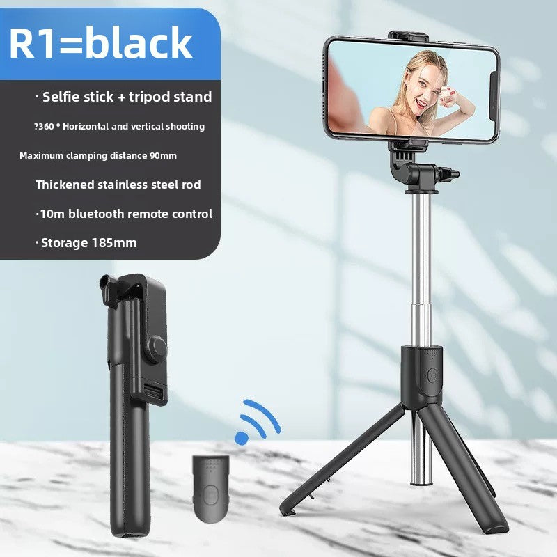 Bluetooth Selfie Stick - Wireless Remote Phone Camera Control 70cm Extendable