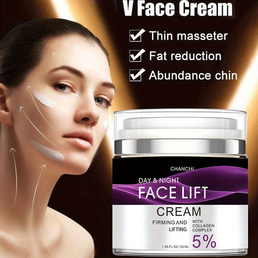50ml Ultra-Lifting Face Cream - Revitalizes & Firms Facial, Neck, Chest Skin, Softens Fine Lines & Wrinkles, Hydrates & Plumps With Vitamin C, Retinol, And Glycerin For All Skin Types