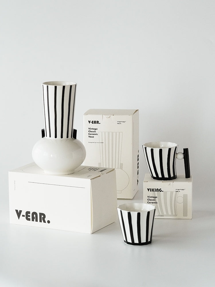 Premium Light Luxury Ceramic Vase - Modern Living Room Decoration