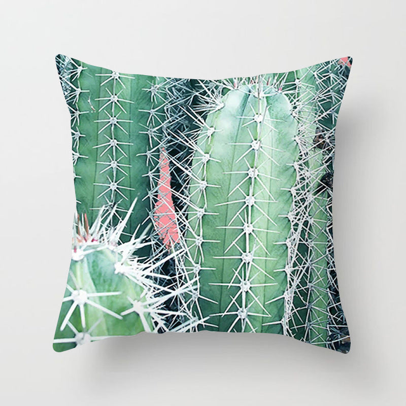 Printed Pillowcase Car Cushion Cover - Decorative Throw Pillow for Vehicle and Home