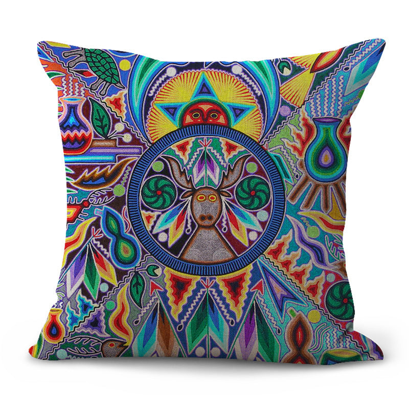 Pattern Pastoral Plaid Sofa Cushion Pillowcase