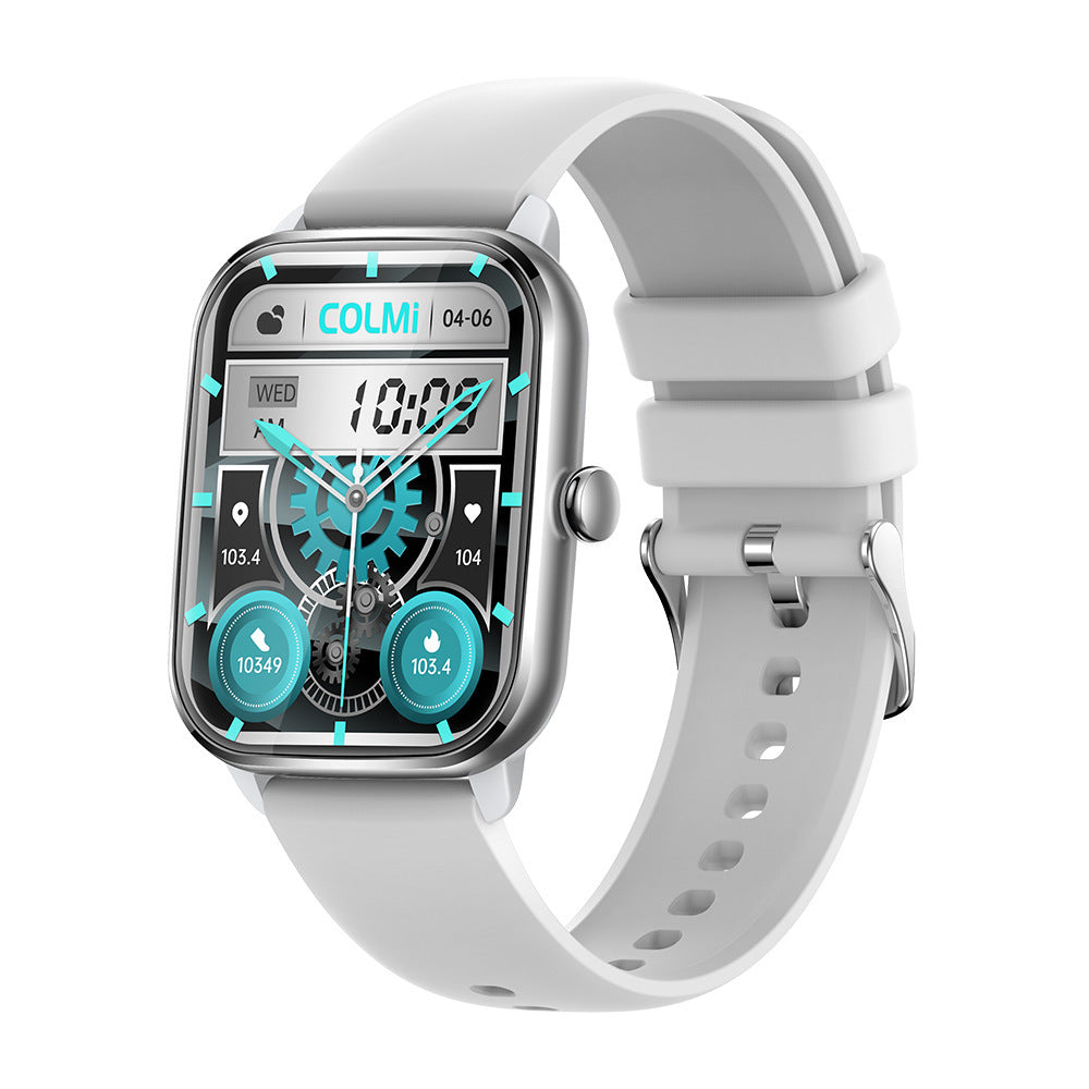 Fitness Smartwatch - Full Screen Heart Rate Monitor with Music Control & Step Tracker