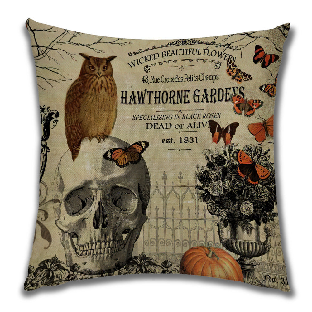 Cartoon Pumpkin Castle Sofa Cushion Cushion Pillowcase