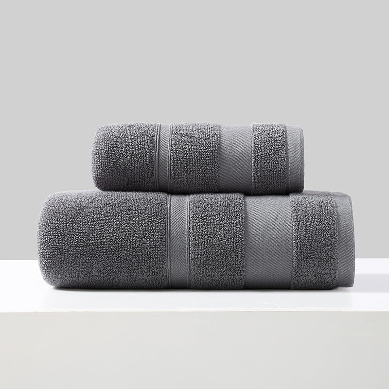 Large 100% Cotton Bath Towel Set - Premium Absorbent