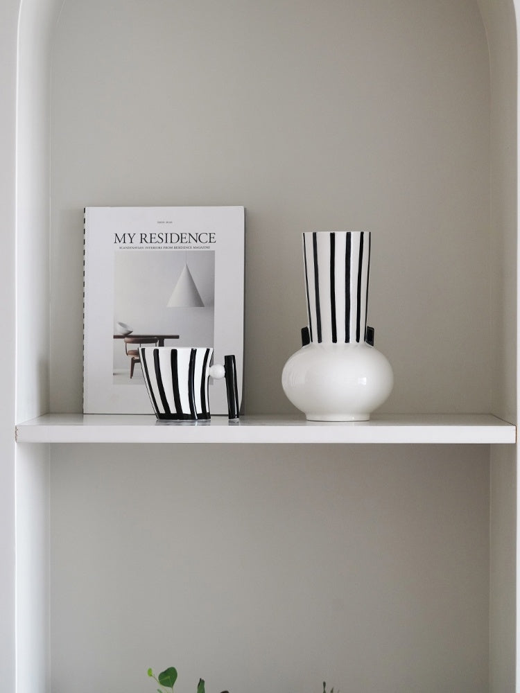 Premium Light Luxury Ceramic Vase - Modern Living Room Decoration