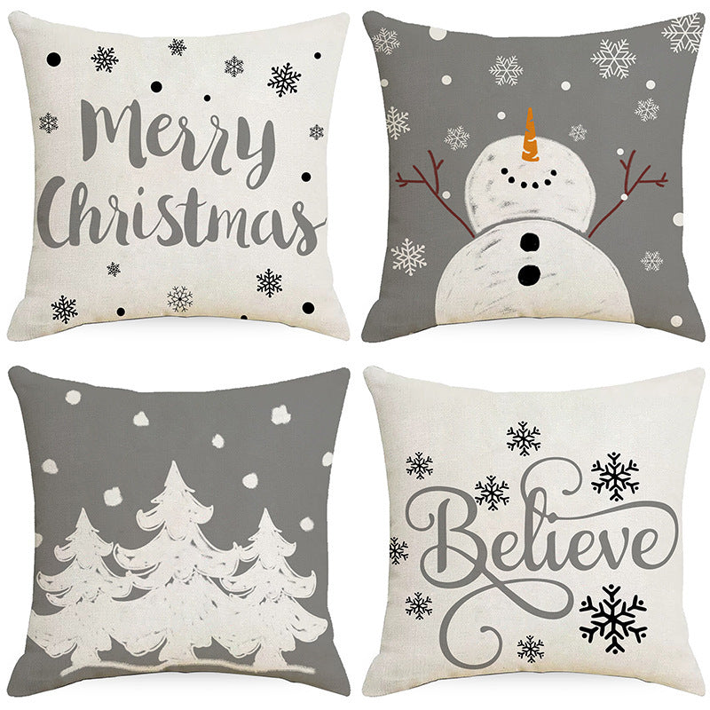 Premium Holiday Decoration Sofa Cushion - Festive Home Pillow Cover Collection