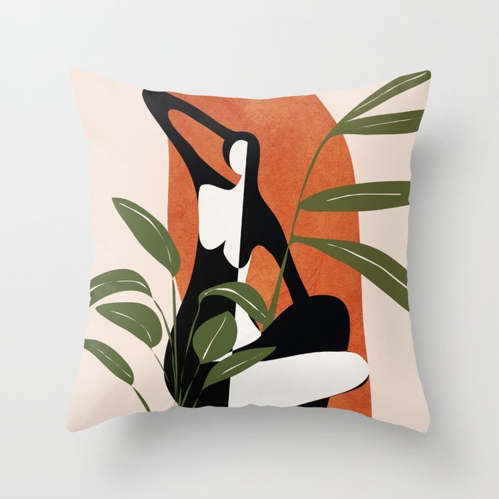 Abstract Geometric Portrait Pillowcase - Modern Art Home Sofa Cushion Pillow Cover