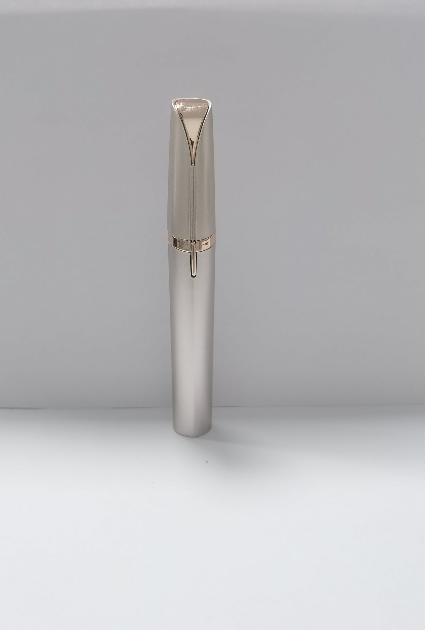 Mini Electric Eyebrow Trimmer - LED Light Painless Hair Remover Lipstick Size