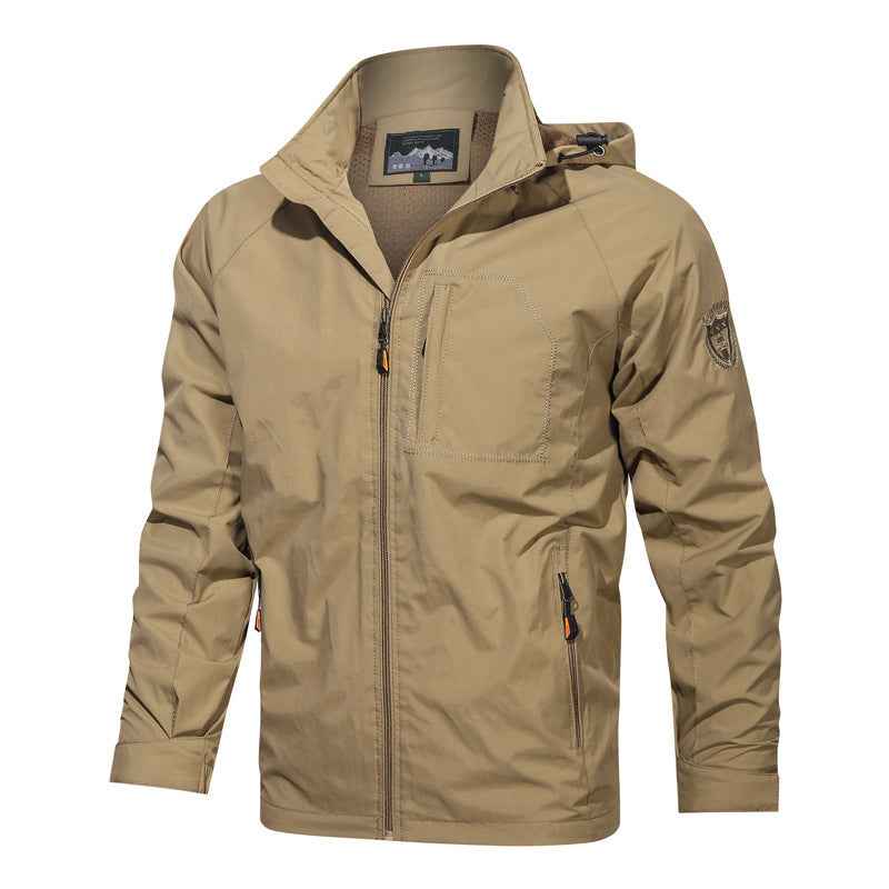 Men's Casual Windproof Thin Mountaineering Jacket