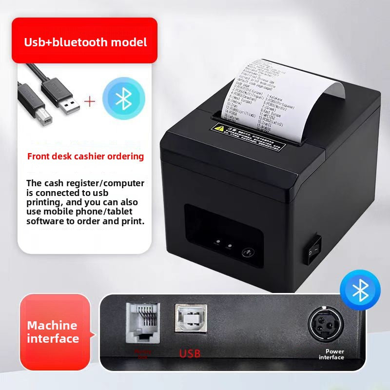 Thermal Receipt Printer - 80mm USB Bluetooth WiFi POS Printer