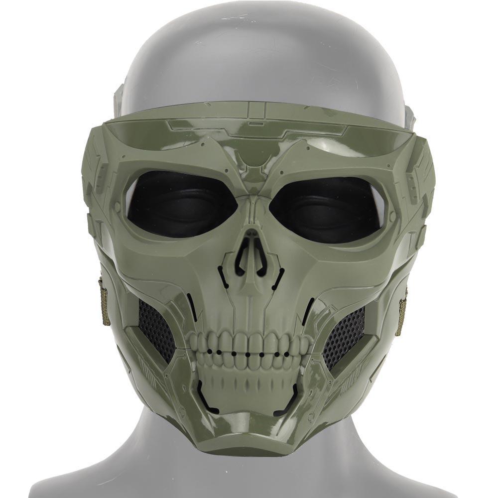 Halloween Skull Horror Helmet Mask - Premium Costume Headpiece