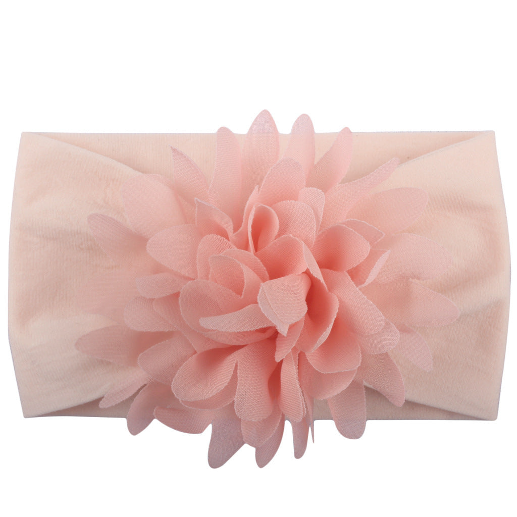 Chiffon Flower Baby Headband - Cute Princess Hair Accessories for Infant Girls