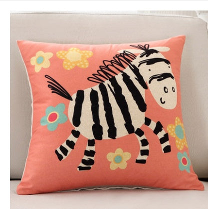 Square back cushion head cushion set square pillow cartoonpillow core pillow car small animal sofa