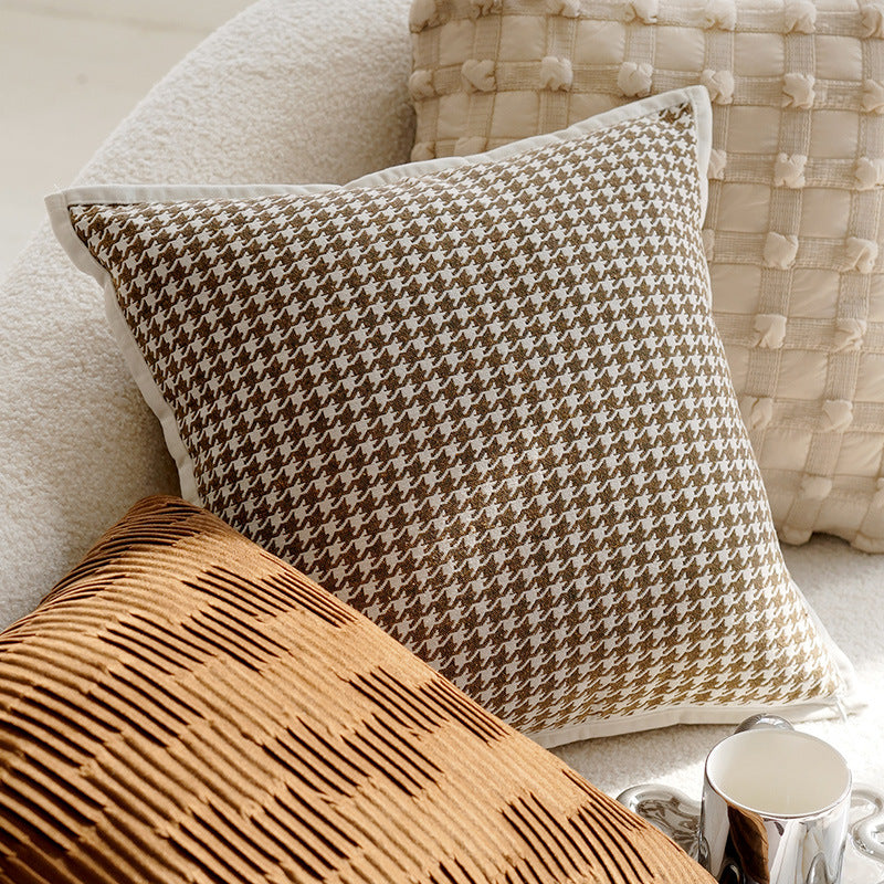 Retro Knotted Pillow Cushion - Vintage Style Decorative Throw Pillow