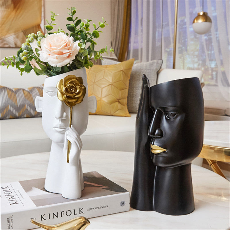 Premium Art Light Luxury Vase - Modern Home Decoration Centerpiece