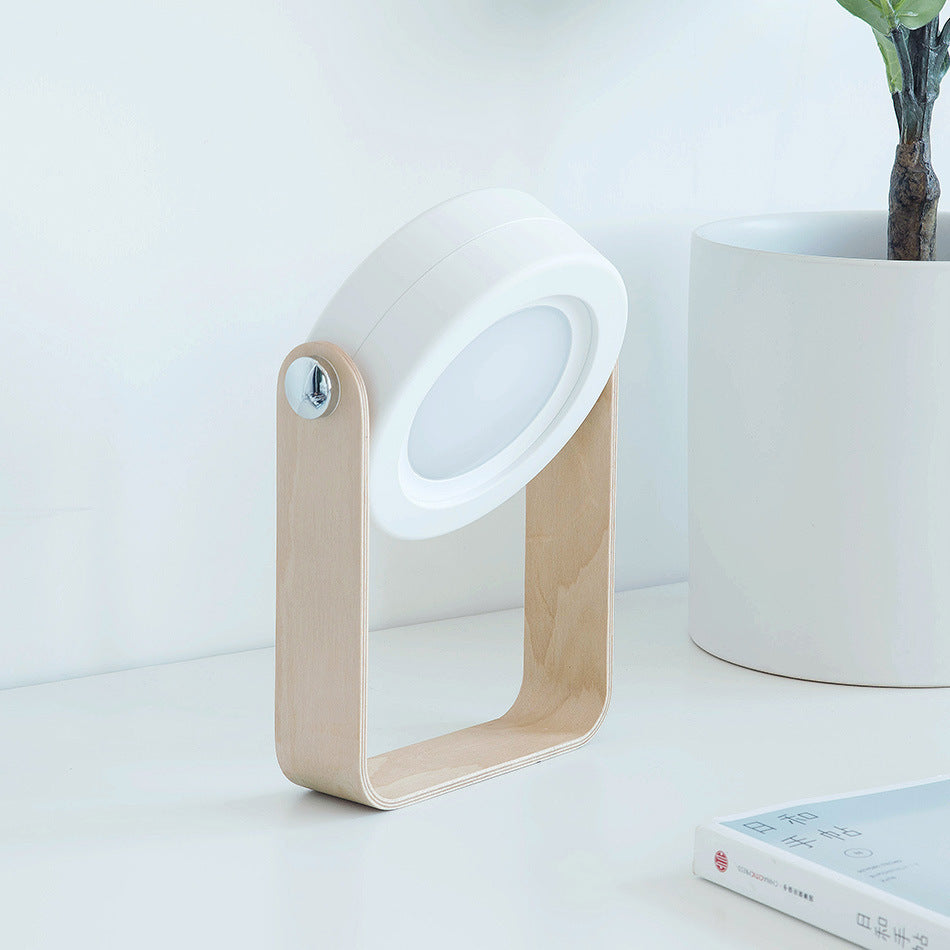 Foldable Touch Dimmable LED Reading Light - Portable USB Rechargeable Lantern for Home Decor
