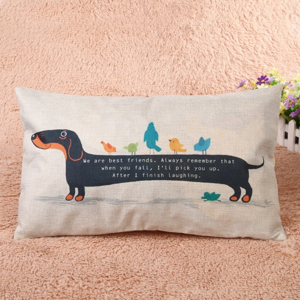 Linen cotton linen pillowcase cushion cover