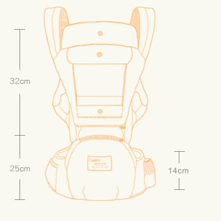 Multi-Functional Baby Hip Seat Carrier - Ergonomic Waist Stool for Infants & Toddlers