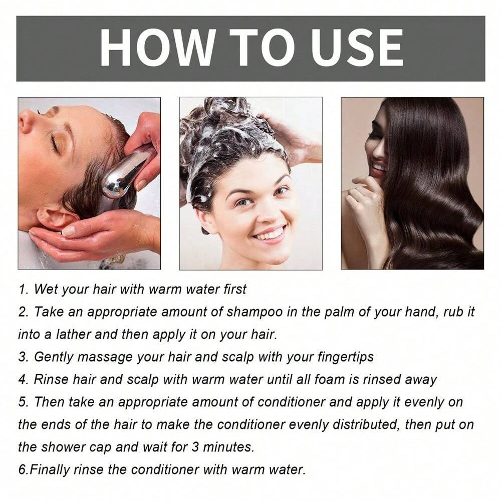 Onion Shampoo & Conditioner With Onion Extract And Vitamin E Cleanses And Reduces Oiliness, Suitable For All Hair Types-Selling On Ebay Is Prohibited