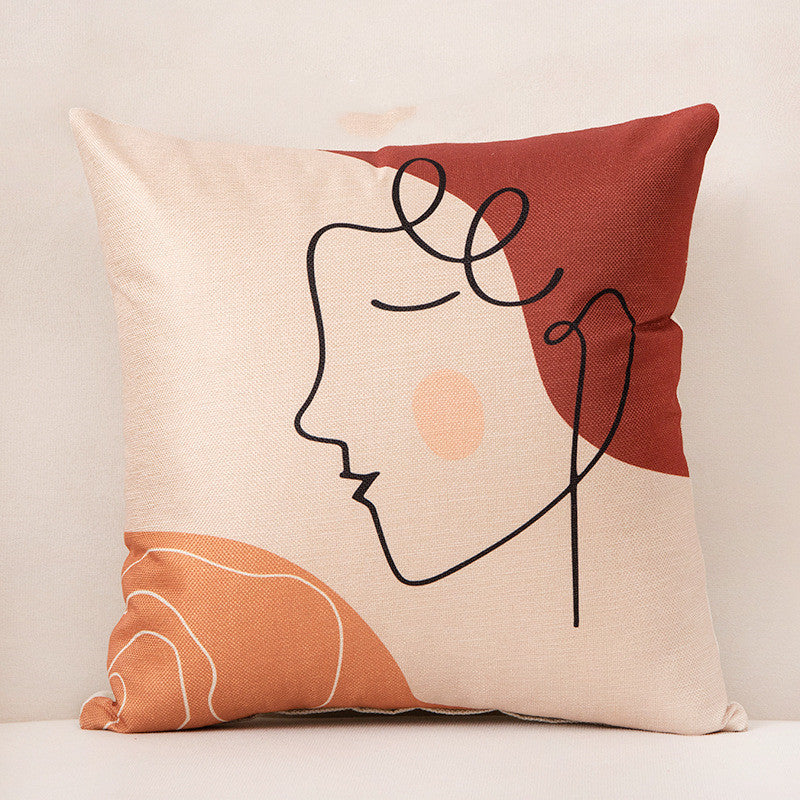 Cushion cover creative stripe decorative surface pillowcase