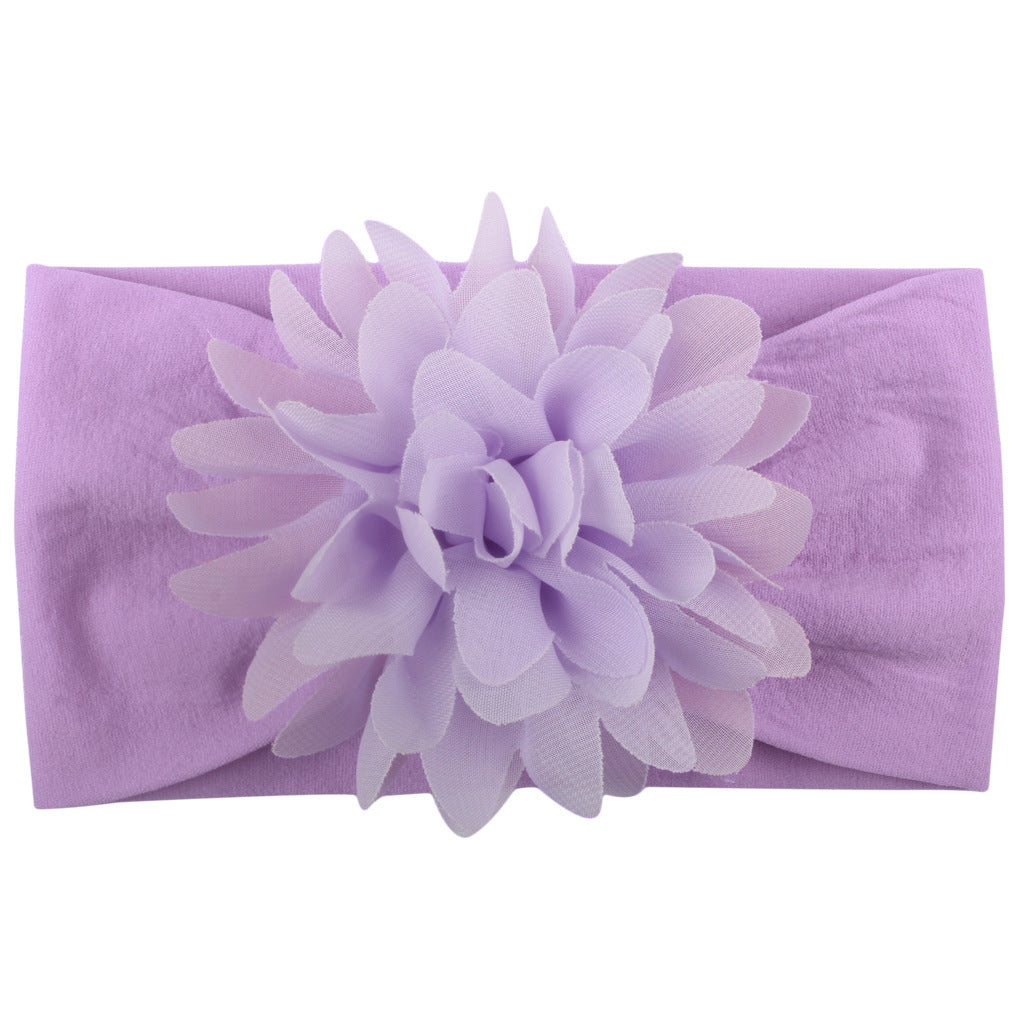 Chiffon Flower Baby Headband - Cute Princess Hair Accessories for Infant Girls