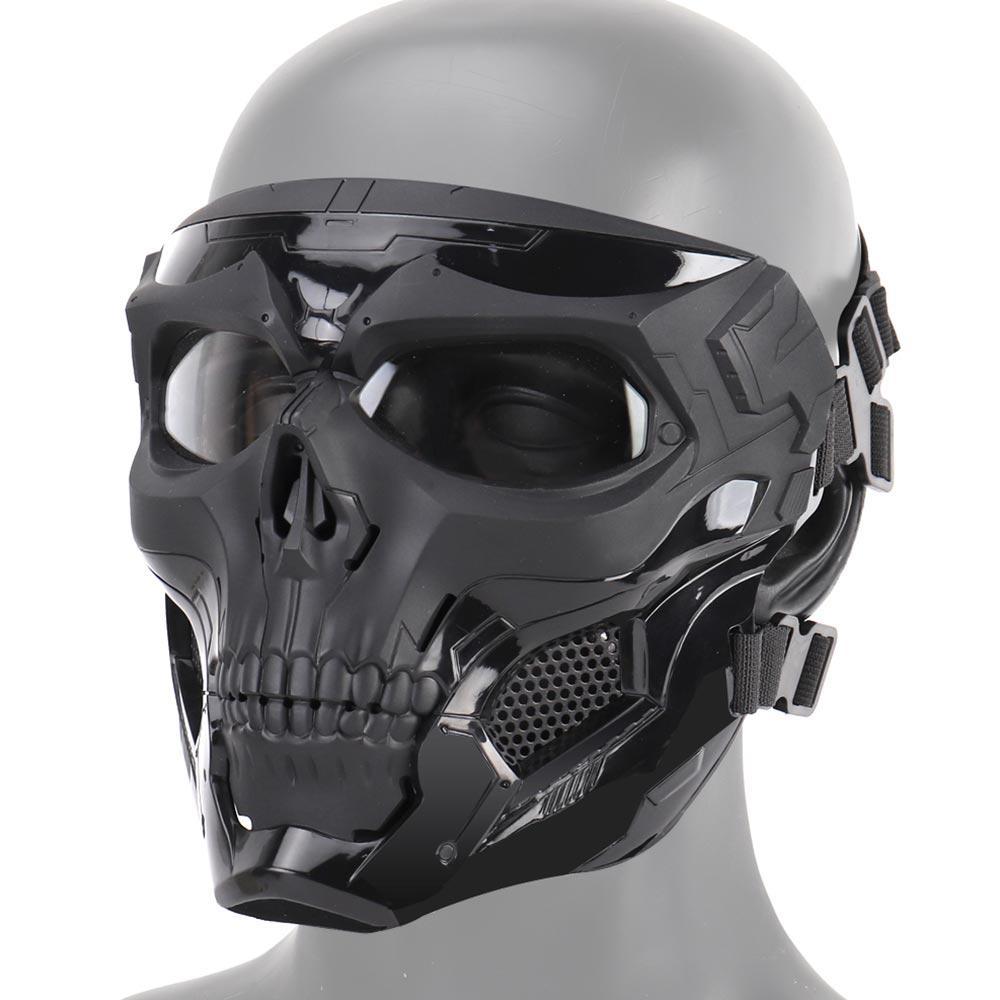 Halloween Skull Horror Helmet Mask - Premium Costume Headpiece