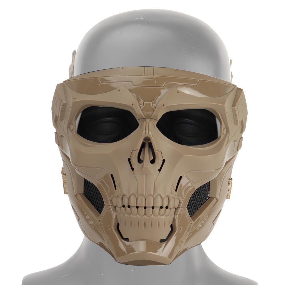 Halloween Skull Horror Helmet Mask - Premium Costume Headpiece