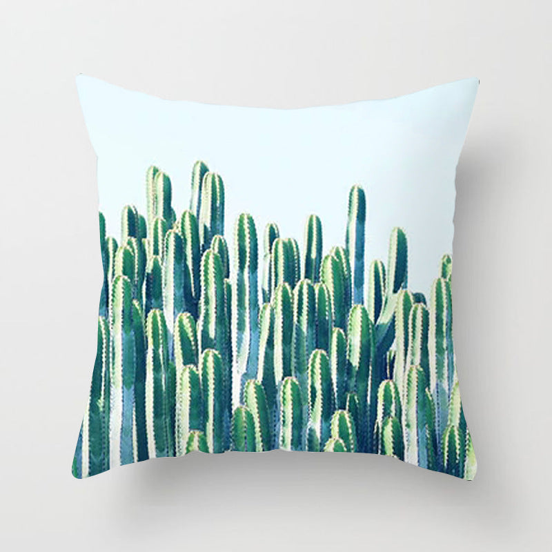 Printed Pillowcase Car Cushion Cover - Decorative Throw Pillow for Vehicle and Home