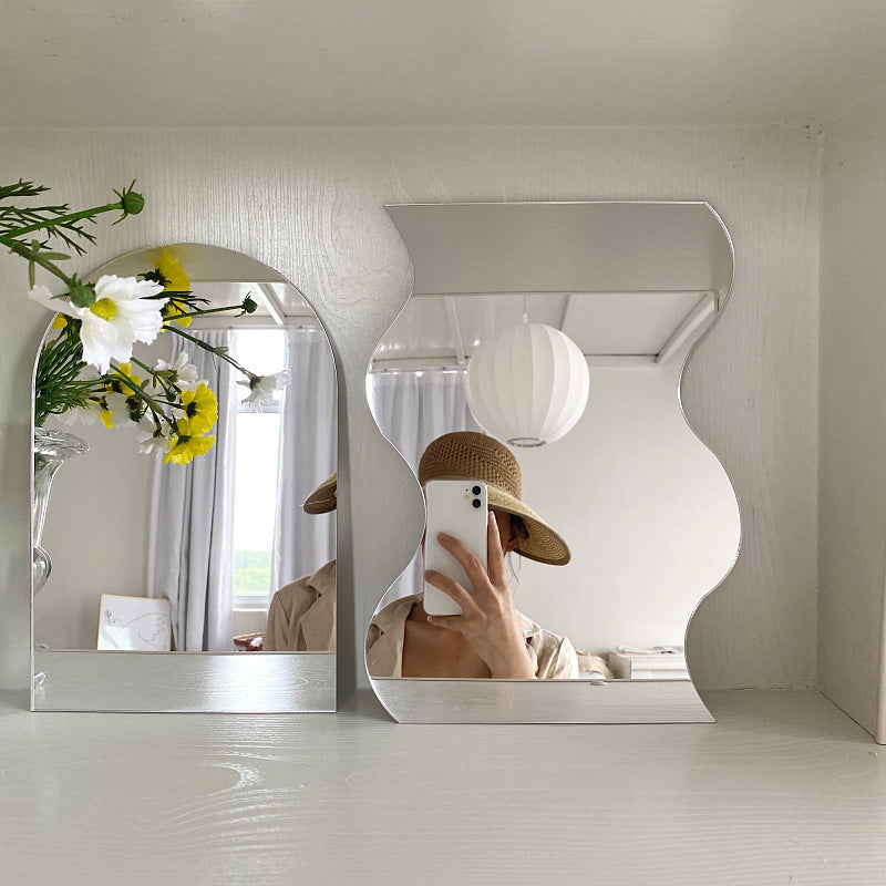 Premium Acrylic Makeup Mirror - Desktop Decoration Home Accessories