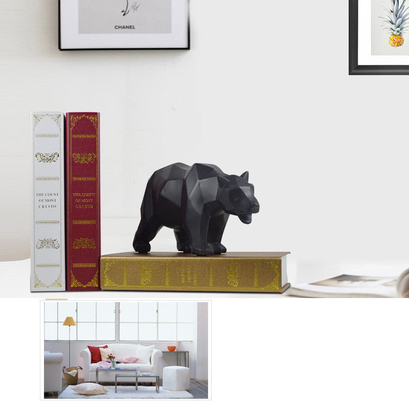 Premium Bear Resin Craft Decoration - Large Home Ornament Gift