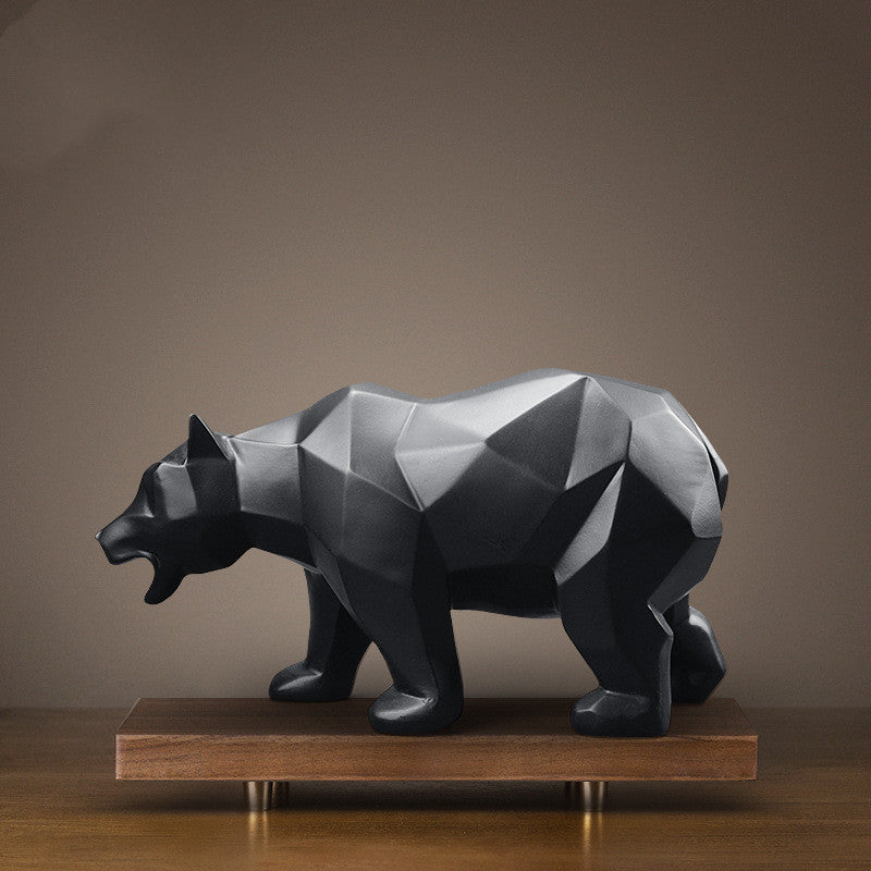 Premium Bear Resin Craft Decoration - Large Home Ornament Gift