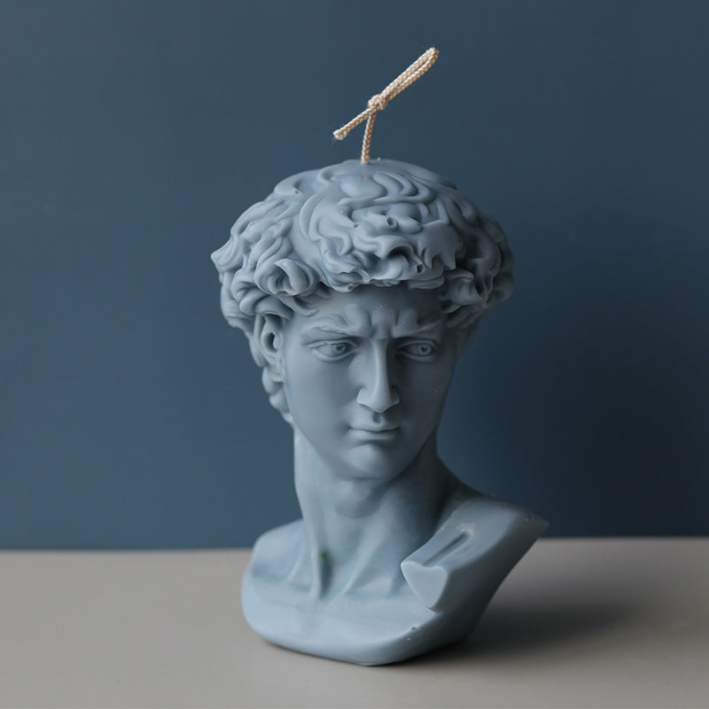 Premium David Head Silicone Candle Mould - DIY Home Decoration Craft