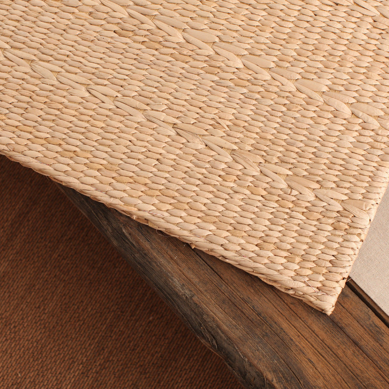 Handmade Cushion Straw Woven Futon Cushion