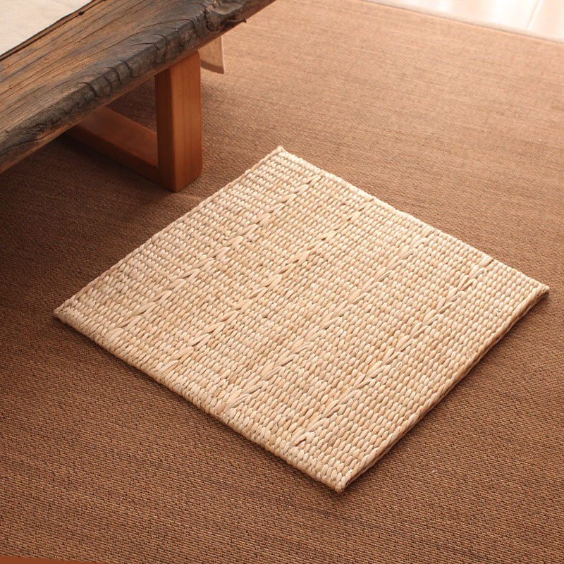 Handmade Cushion Straw Woven Futon Cushion